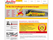 Tablet Screenshot of bus-glas.de